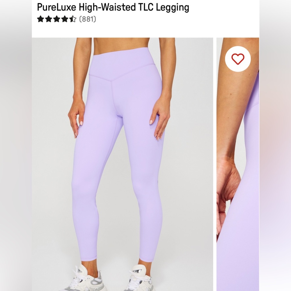 FABLETICS High-Waist pure lux TLC Lavender Leggins